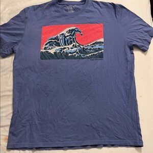 Tori Richard Men’s Tshirt “The Great Wave off Kanagawa" inspired Large